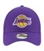 Casquette De Baseball Motif/style New Era Adulte Violet Clair Los Angeles Lakers-1