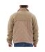 Veste Sherpa Marron Homme SUPERDRY Workwear Hybrid - 3XL