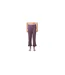 Womens/ladies Jasmin Plain Ruffle Hem Pyjama Bottoms Purple CCDK Copenhagen-1