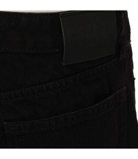 Womens/ladies Broome Vintage High Rise Jeans Black DKNY
