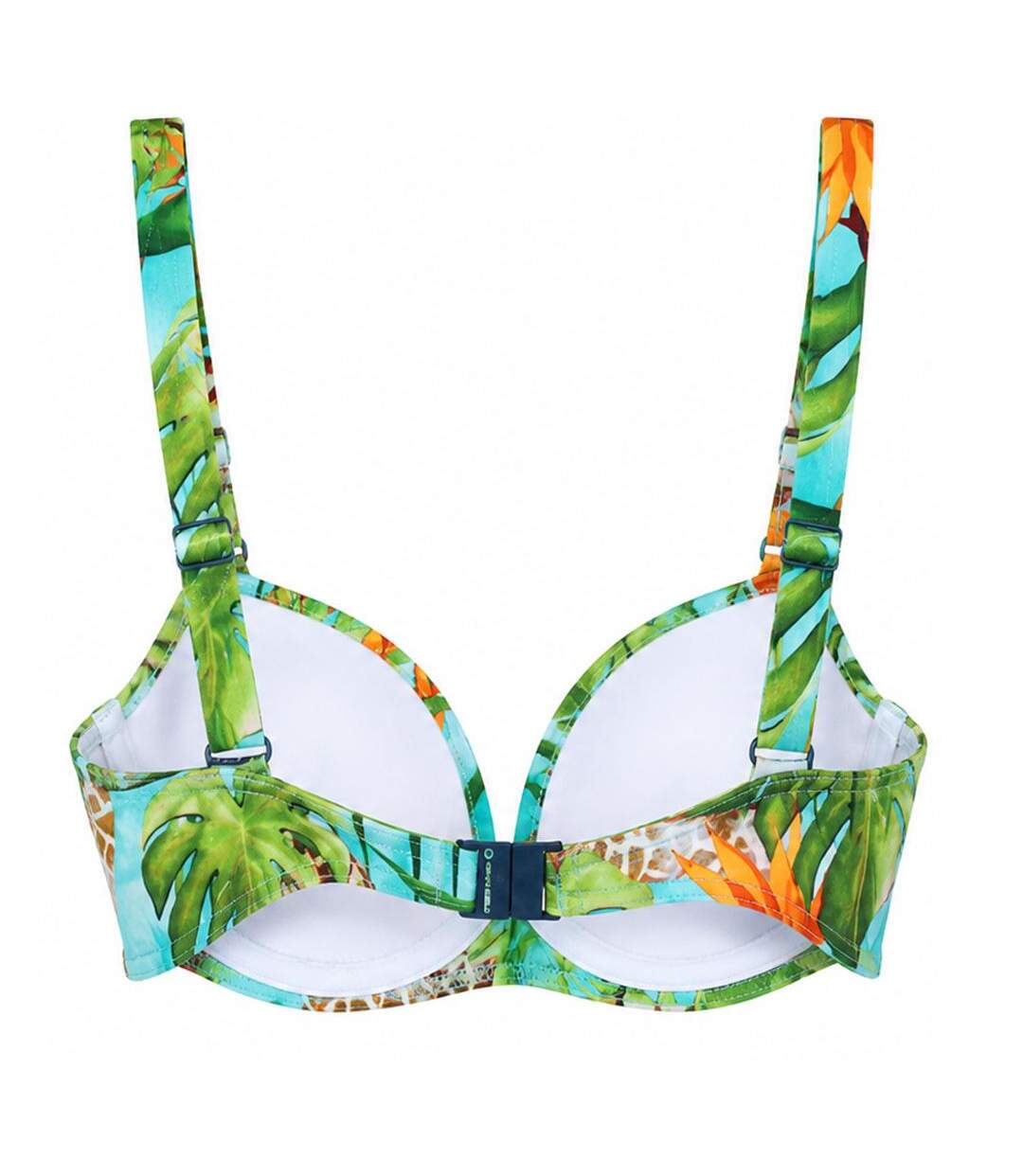 Haut de maillot de bain turquoise/vert femme grain de sable naia-2