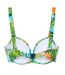 Haut de maillot de bain turquoise/vert femme grain de sable naia-2