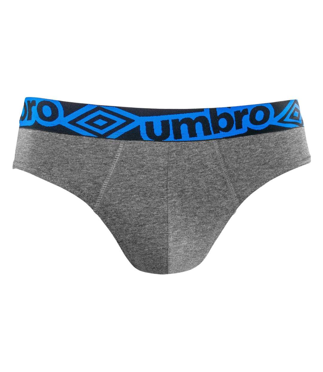 Lot de 3 slips homme en coton ceinture bleue Diamon Umbro-4