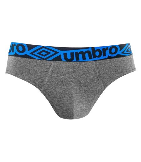 Lot de 3 slips homme en coton ceinture bleue Diamon Umbro