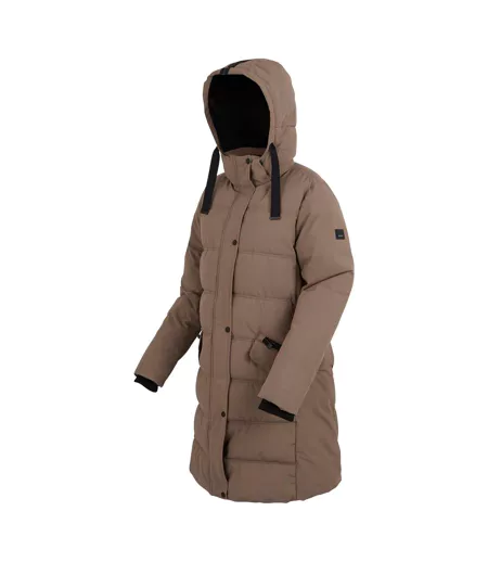 Doudoune Matelassée Eryn Femme Moka Noir Regatta