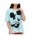 T-Shirt bleu femme disney stance slouch-1