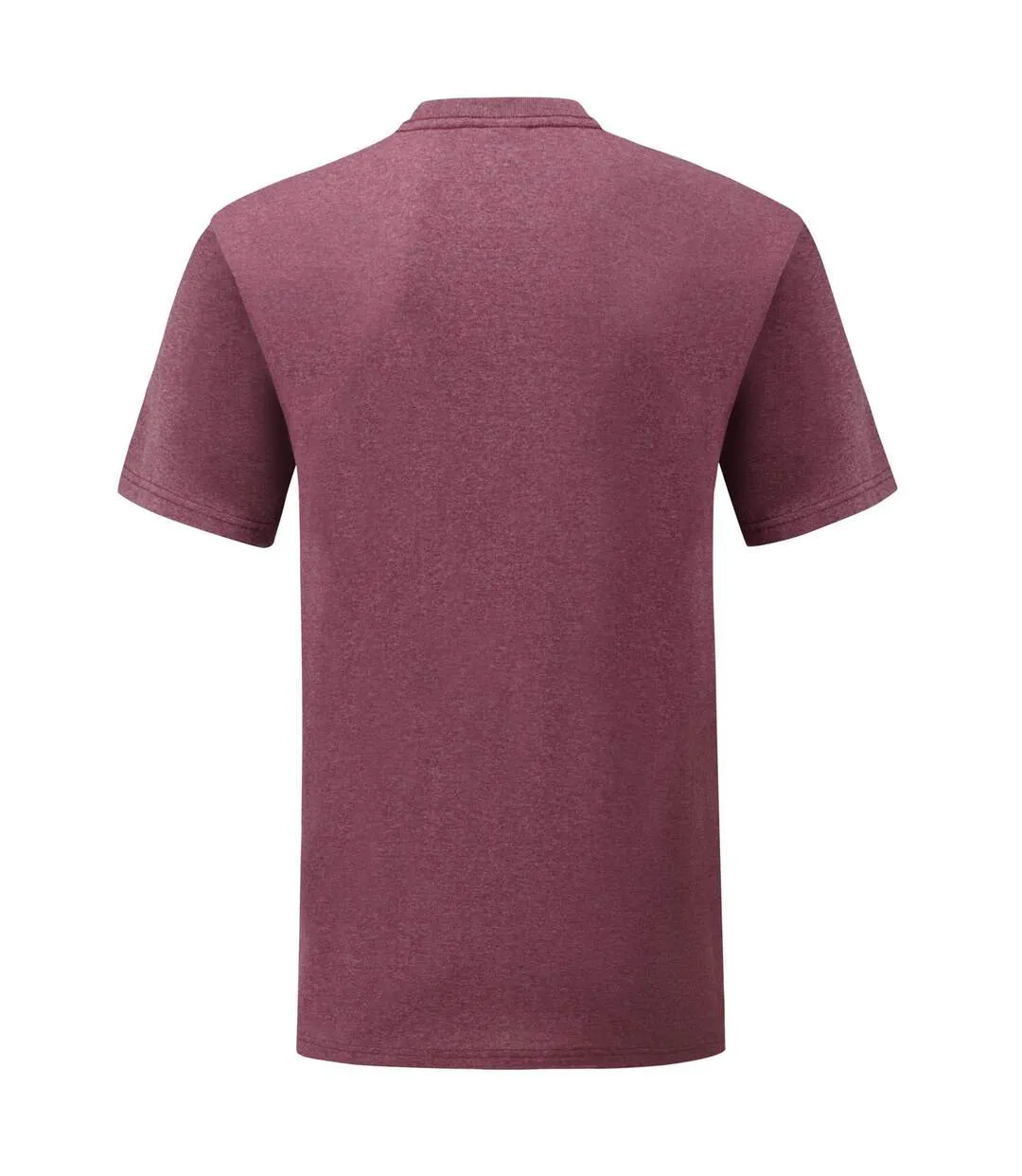 T-shirt Valueweight Adulte Bordeaux Chiné Fruit Of The Loom-2