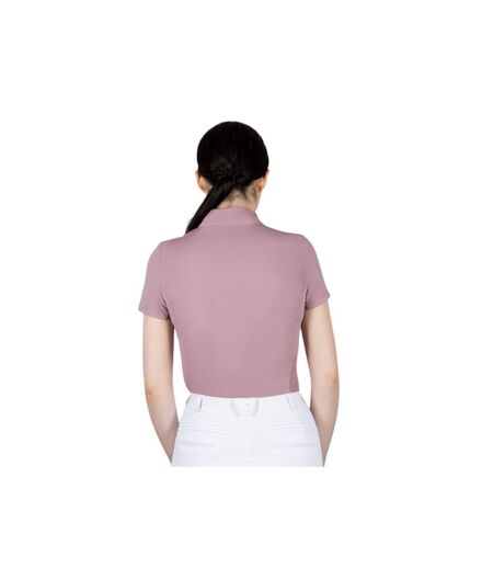 Womens/ladies Coldingham Short-sleeved Base Layer Top Purple Blush Coldstream