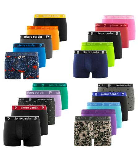 Lot de 5 boxers homme en coton modèle aléatoire pack Surprise Pierre Cardin