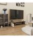 Meuble TV - Jack - Chêne et Blanc - 120 x 36 x 40 cm-4