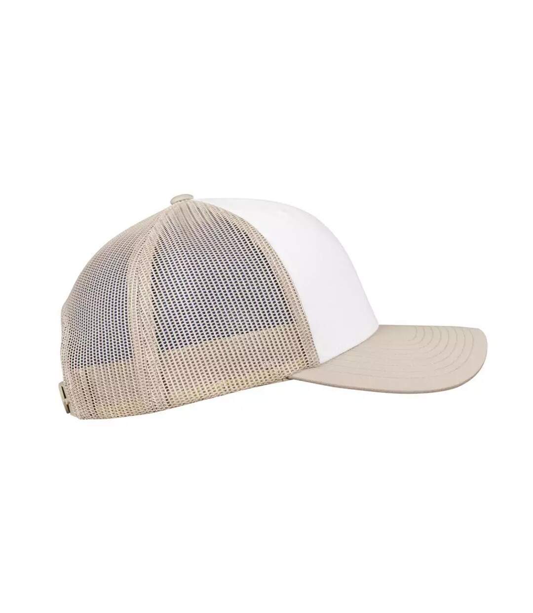Casquette Trucker Retro Marron Blanc Flexfit-3
