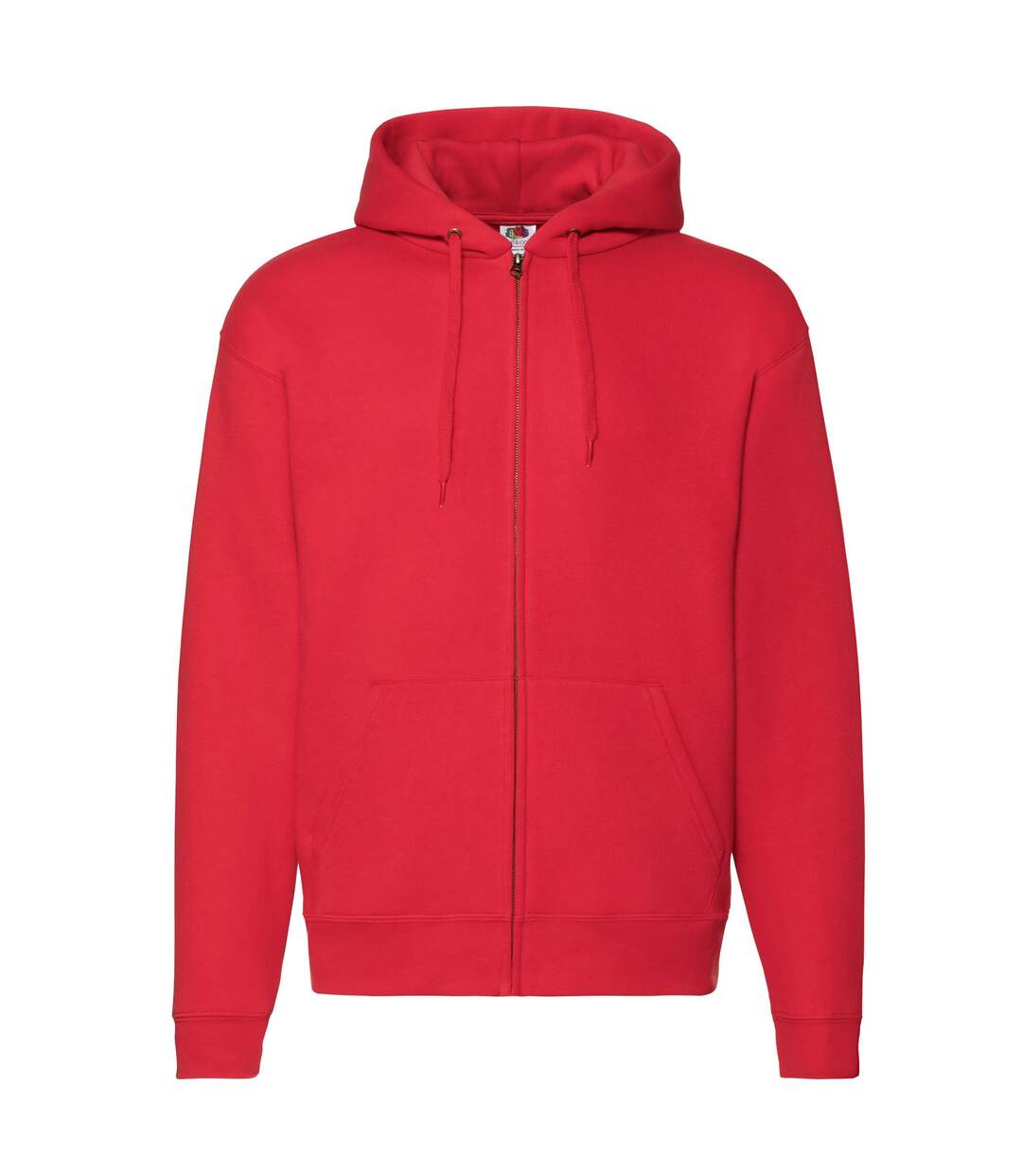 Veste À Capuche Premium Adulte Rouge Fruit Of The Loom-1