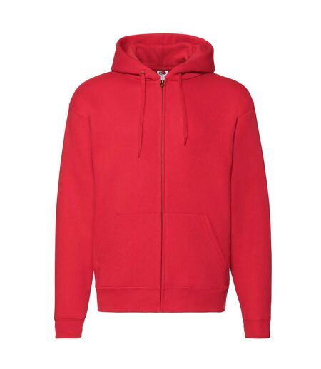 Veste À Capuche Premium Adulte Rouge Fruit Of The Loom