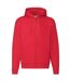 Veste À Capuche Premium Adulte Rouge Fruit Of The Loom-1