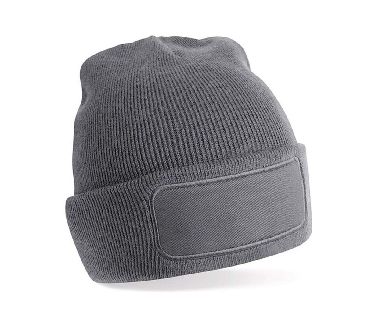 Bonnet avec patch - Adulte - B445 - gris graphite-1
