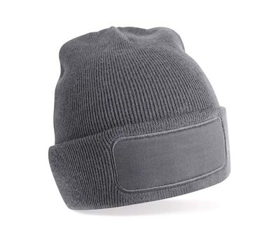 Bonnet avec patch - Adulte - B445 - gris graphite
