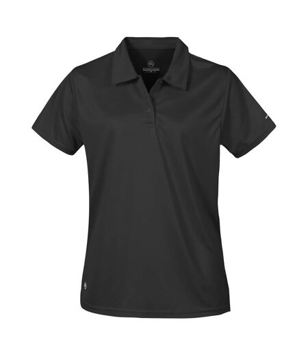 Womens/ladies Apollo Polo Shirt Black Stormtech