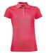 Polo sport performer - Femme - 01179 - rouge corail fluo