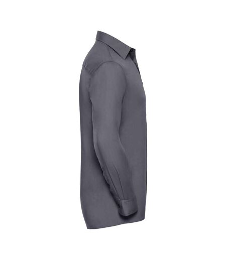 Chemise Classic Homme Gris Foncé Russell Collection