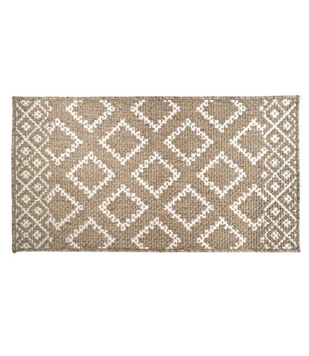 Tapis Tissé Plat Meandro 60x110cm Naturel