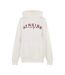 Unisex Adult Relaxed Fit Long-sleeved Hoodie Cream Gym King-1