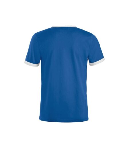 Unisex Adult Nome T-shirt Royal Blue White Clique