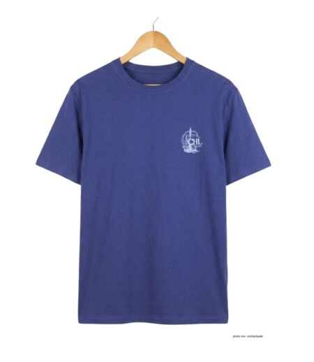 Tee - shirt  sérigraphie poitrine A2121B