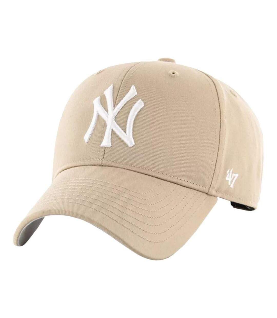 Casquette De Baseball Motif/style New York Yankees Mlb Beige Crème 47-1