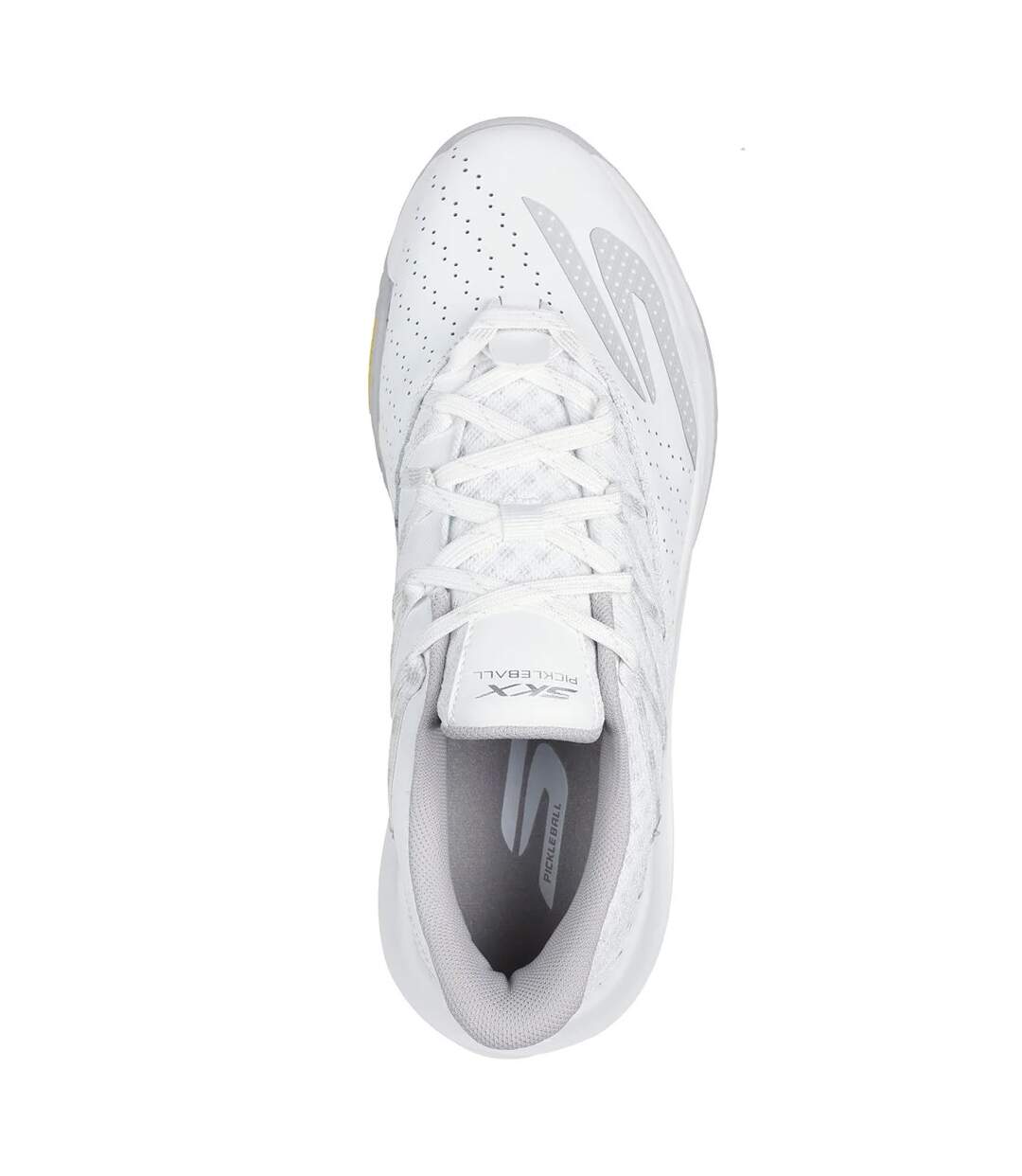 Mens Viper Court Rally Leather Trainers White Skechers-4