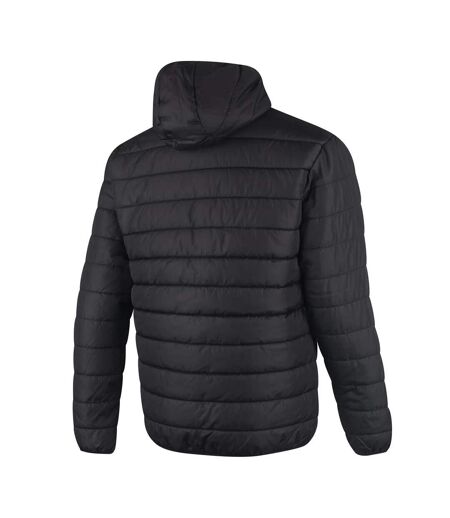 Mens thermal showerproof padded jacket black Lee Cooper