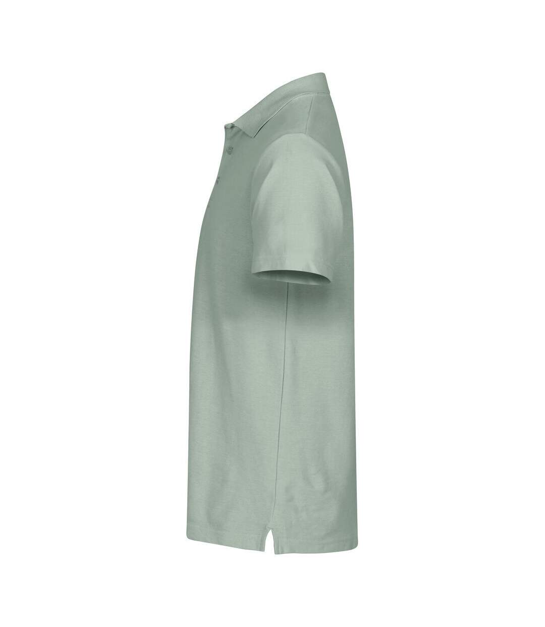 Polo Basic Homme Vert Sauge Clique-3