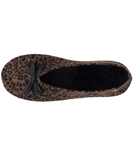 Isotoner Chaussons Ballerines femme semelle intérieure moelleuse et confortable