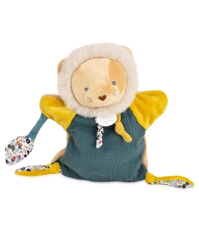 Doudou marionnette polyester collection BOH'AIME Lion