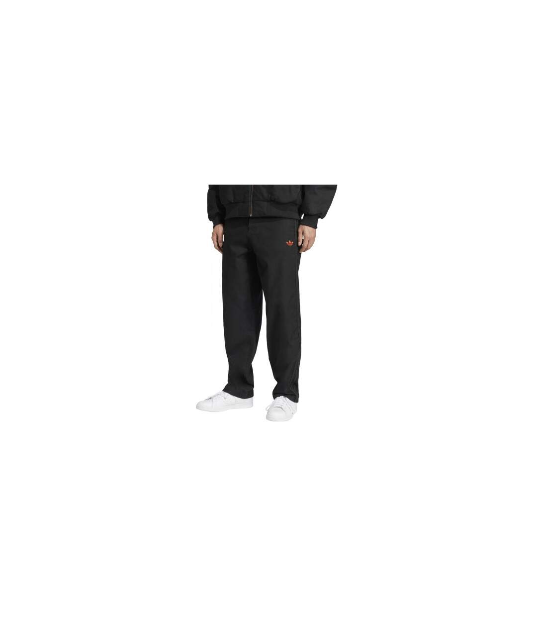 Mens Originals 100t Relaxed Fit Trousers Black Adidas-1