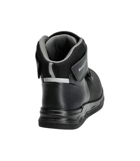 Mens Footwear Industry Asphalt Safety Boots Black Mascot