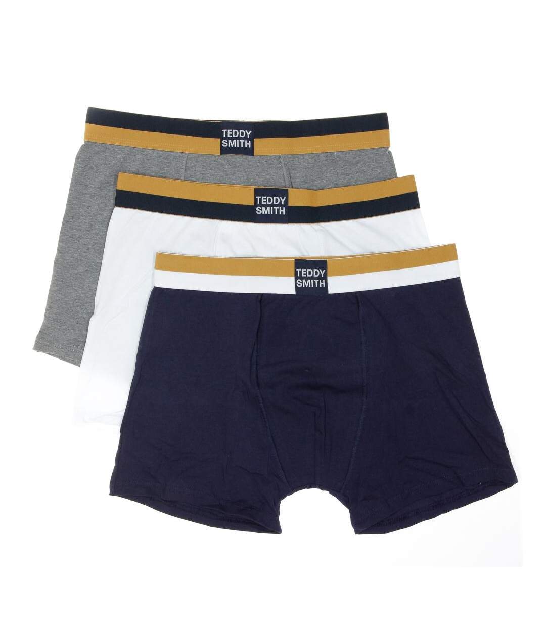Lot de 3 boxers marine/blanc/gris homme teddy smith 1ts/52/9-1