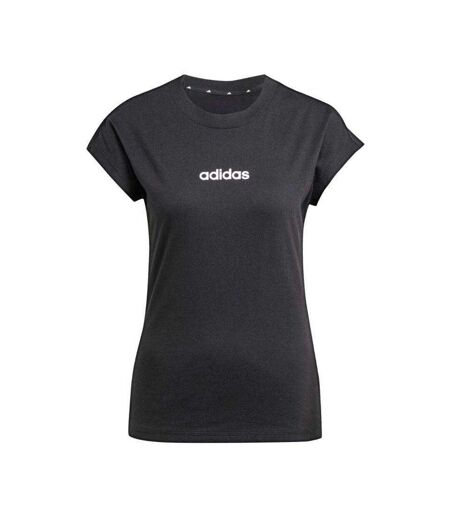 T-shirt Motif/style Linéaire Essentials Femme Noir Adidas