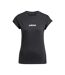 T-shirt Motif/style Linéaire Essentials Femme Noir Adidas-2
