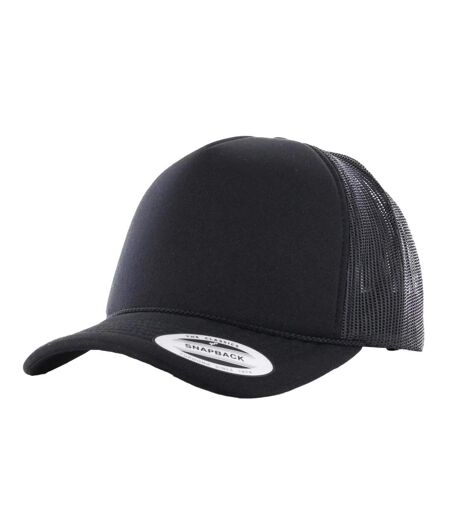 Casquette Trucker À Visière Incurvée En Mousse Noir Flexfit