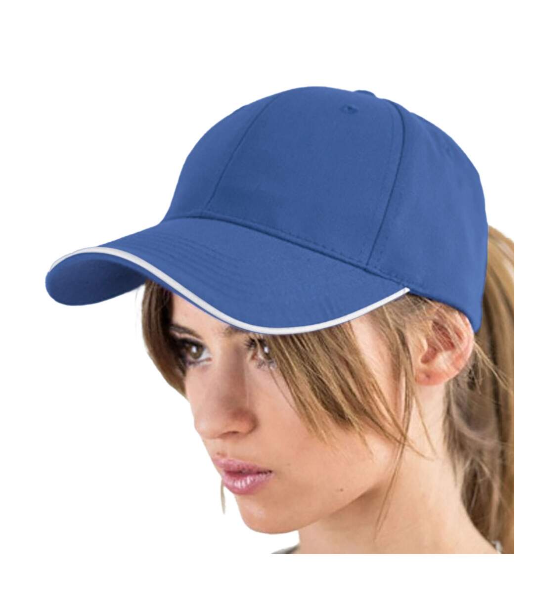 Casquette avec ourlet réflectif reflect mixte bleu roi Atlantis-3