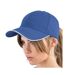 Atlantis Reflect 6 Panel Reflective Piping Baseball Cap (Royal) - UTAB209