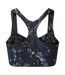 Womens/ladies Swift Iii Sports Bra Black Print Dare 2B-3