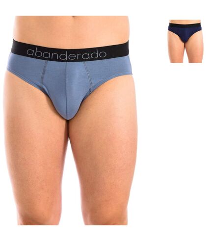 Pack of 2 Sensitive Bamboo briefs, model A0C7L for men, with anatomical front. Softness and comfort.