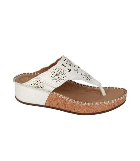 Sandales Corina Femme Blanc Cipriata