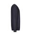 Sweat Manches Cousues Adulte Bleu Marine Sombre Fruit Of The Loom-3