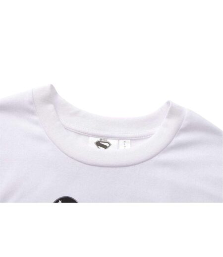 Mens Cotton T-shirt White Red Yellow Superman