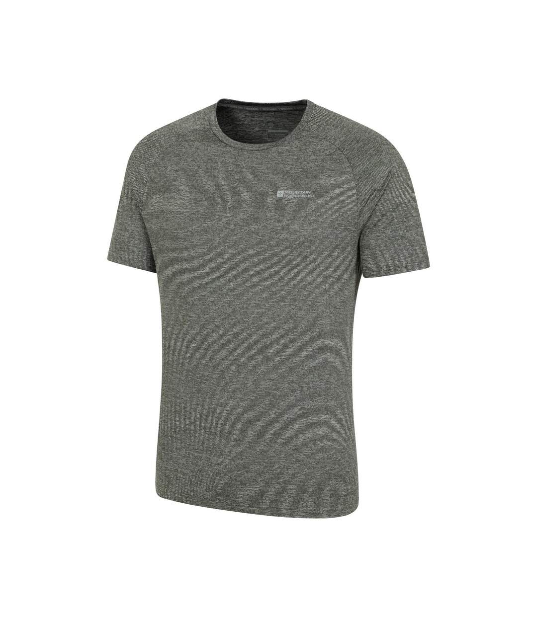 T-shirt agra homme kaki foncé Mountain Warehouse-3