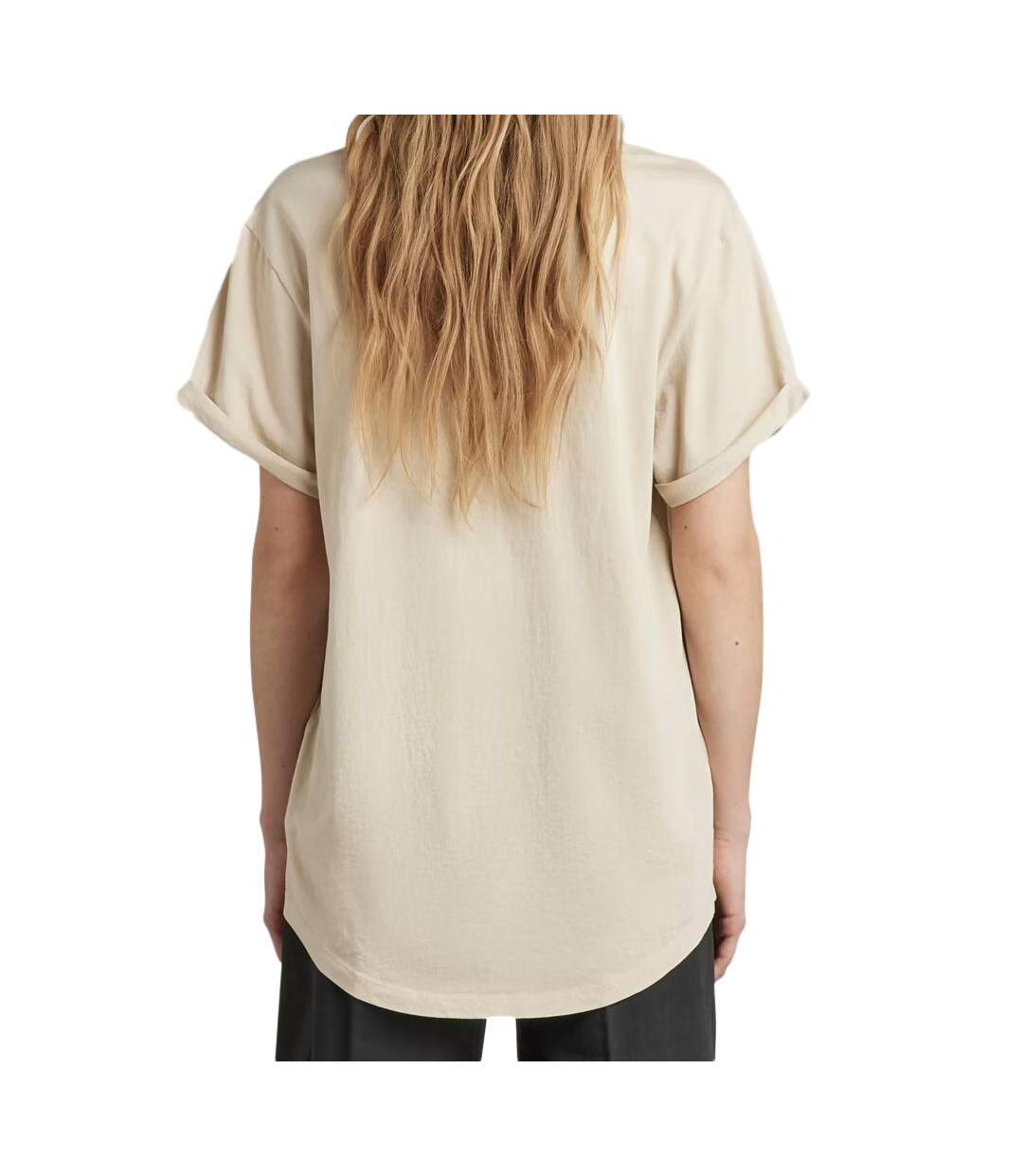 T-shirt beige femme g-star raw lash-2
