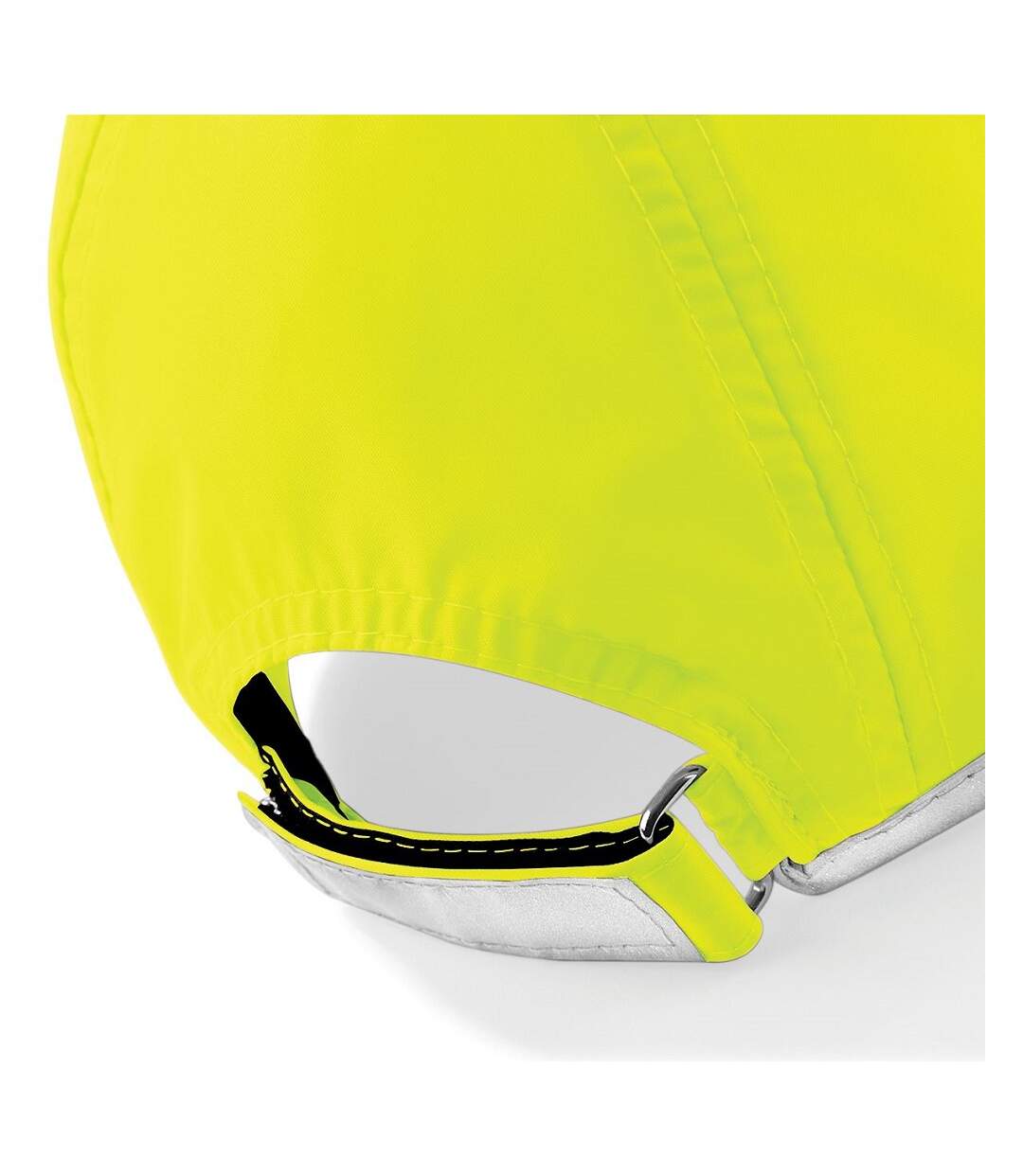 Lot de 2  casquettes haute visibilité adulte jaune fluo Beechfield