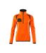 Pull Motif/style Deux Tons Accelerate Safe Femme Orange Fluo Bleu Marine Foncé Mascot-1